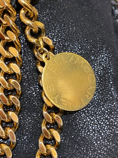 Stella Mccartney Black Falabella Foldover Tote Bag-handbag-Stella Mccartney-The Closet Egypt