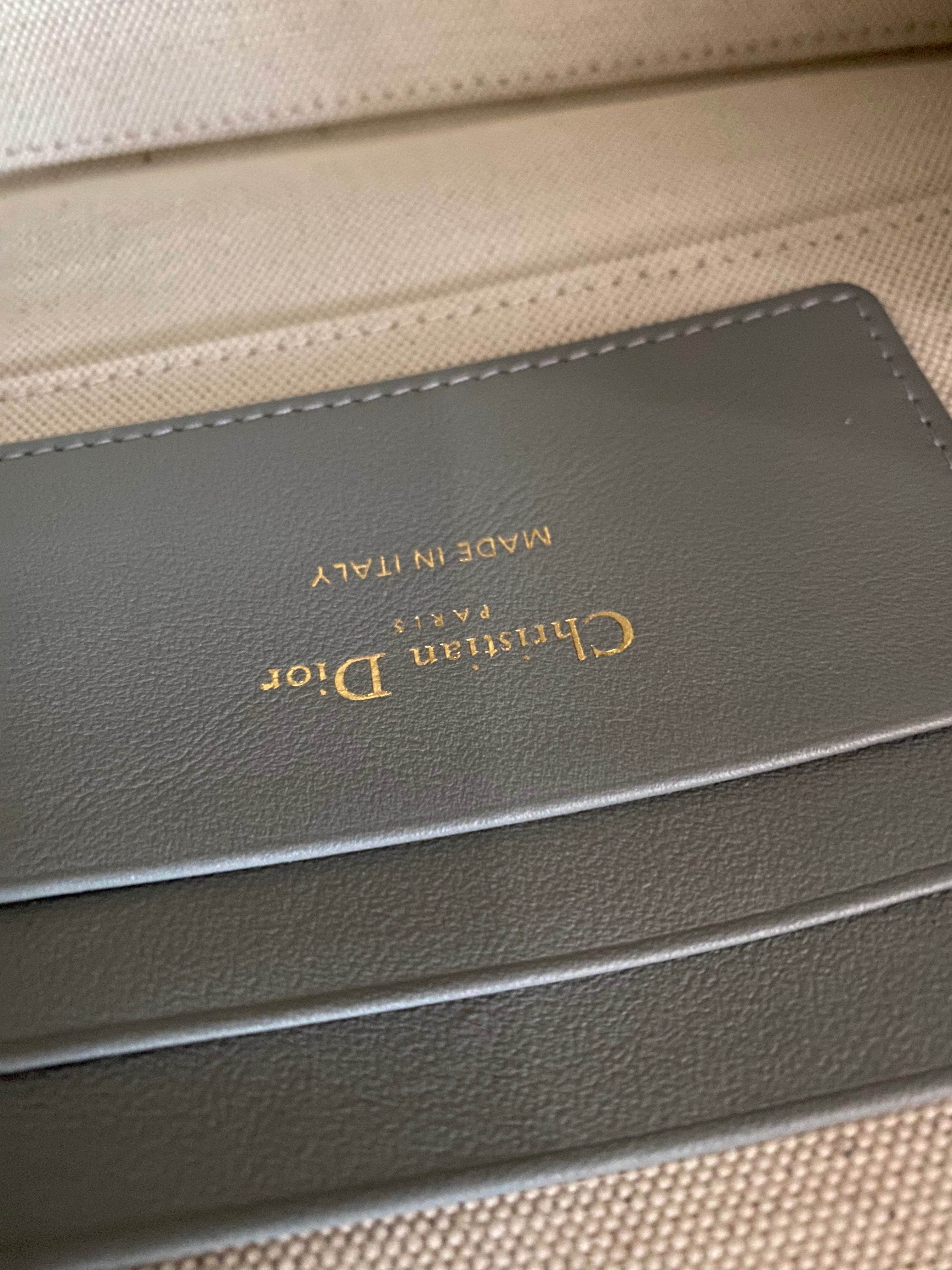 Christian Dior Gray Monogram Montaigne CD Pouch-Pouch-Christian Dior-The Closet Egypt