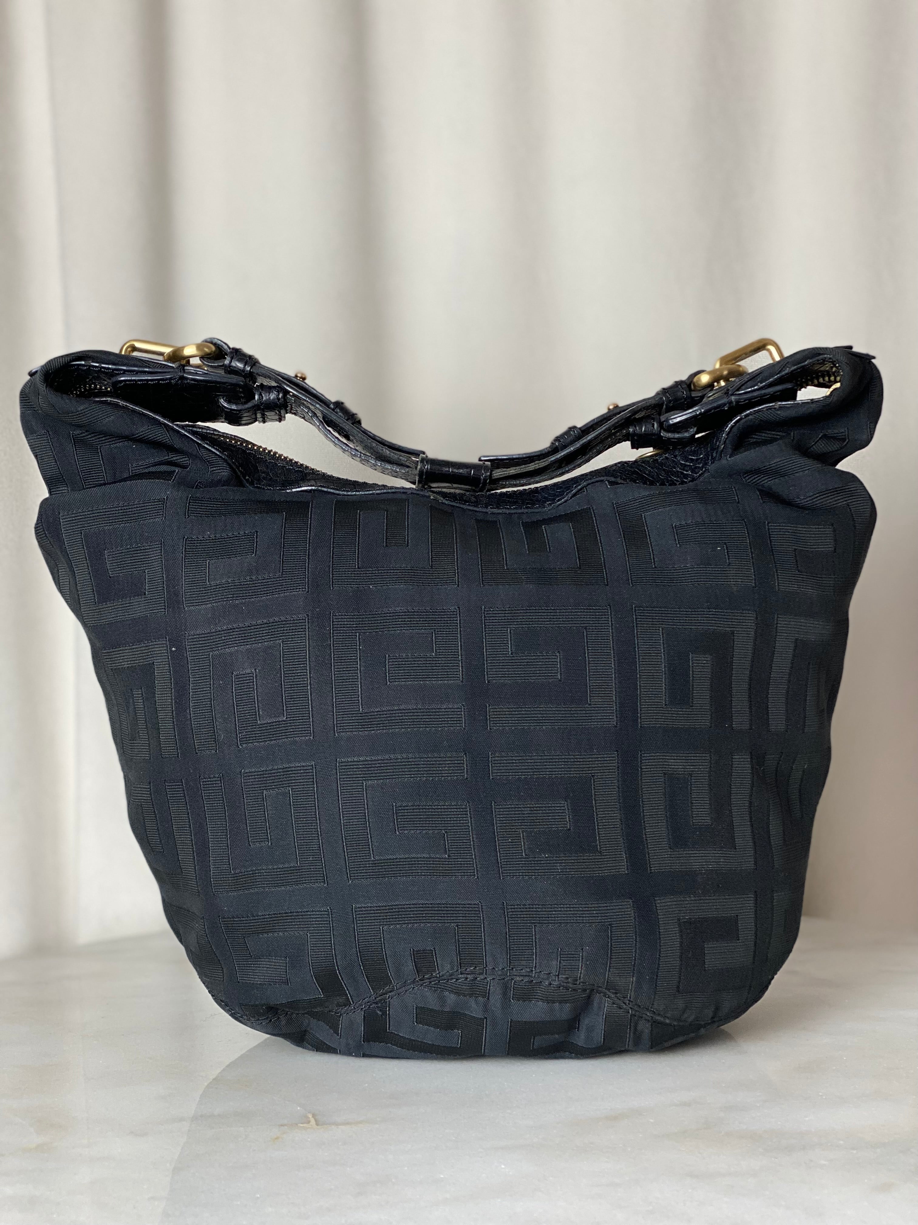 Givenchy Black GG Hobo Shoulder Bag-handbag-Givenchy-The Closet Egypt