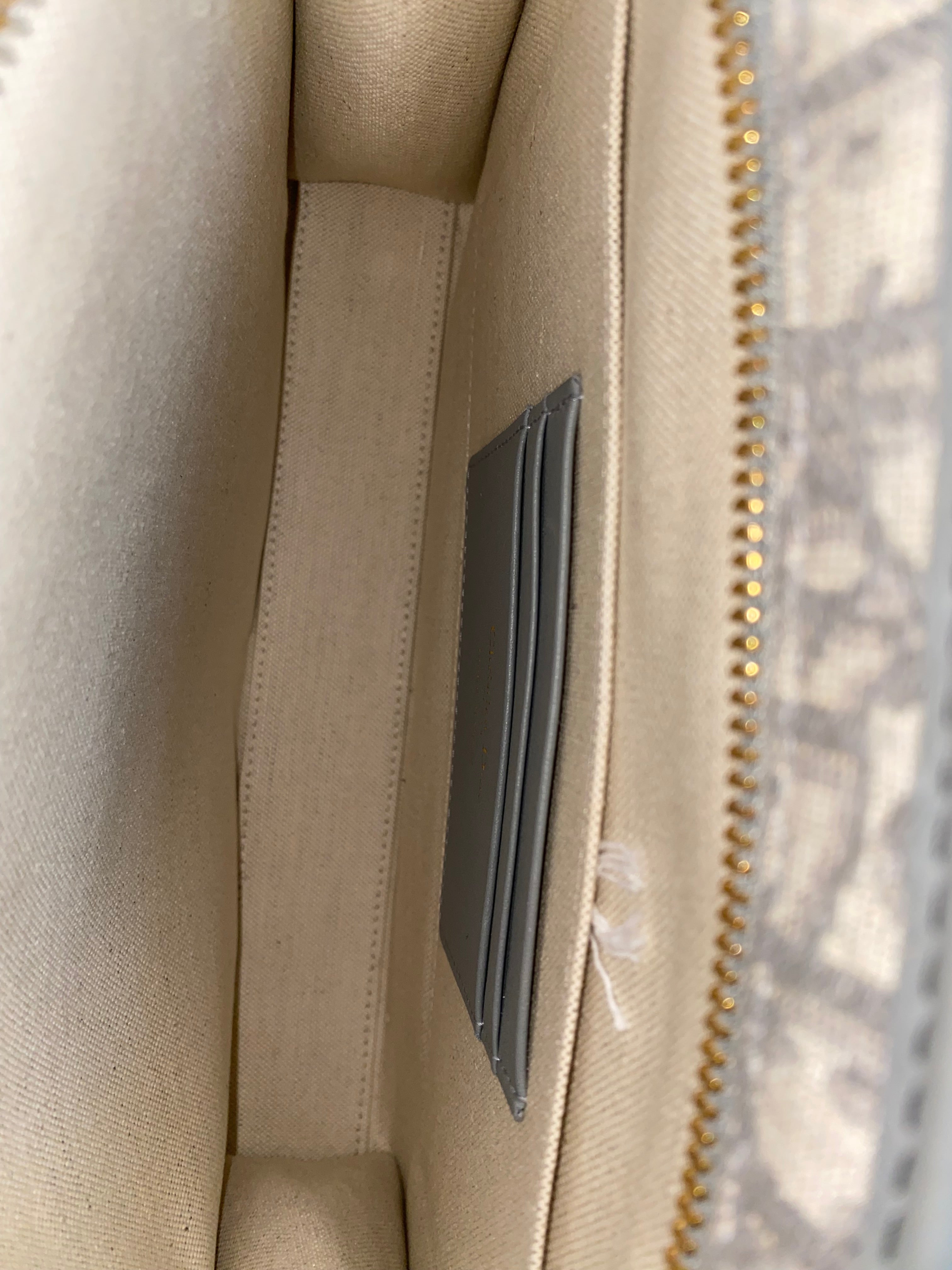 Christian Dior Gray Monogram Montaigne CD Pouch-Pouch-Christian Dior-The Closet Egypt