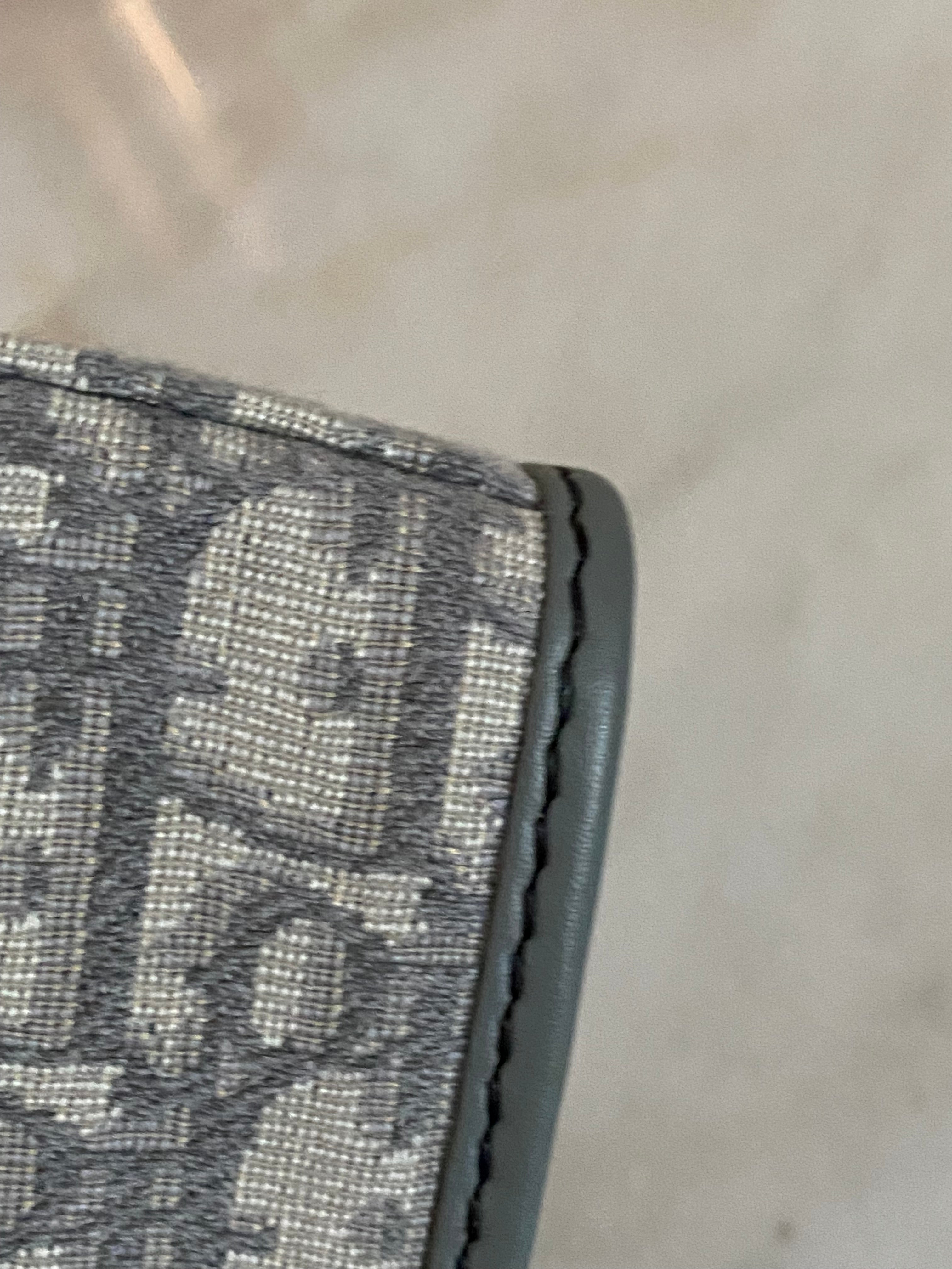 Christian Dior Gray Monogram Montaigne CD Pouch-Pouch-Christian Dior-The Closet Egypt