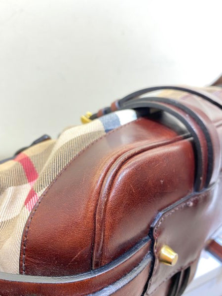 Burberry Brown House Check Tote Bag-handbag-Burberry-The Closet Egypt