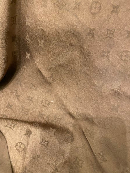 Louis Vuitton Brown Monogram Square Silk Scarf-Scarf-Louis Vuitton-The Closet Egypt