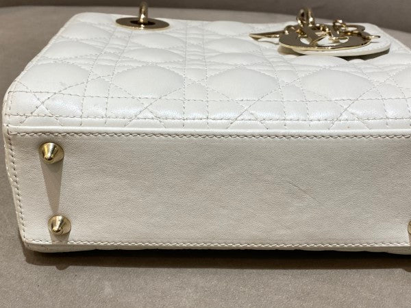 Christian Dior White Lady Dior Small Bag-handbag-Christian Dior-The Closet Egypt