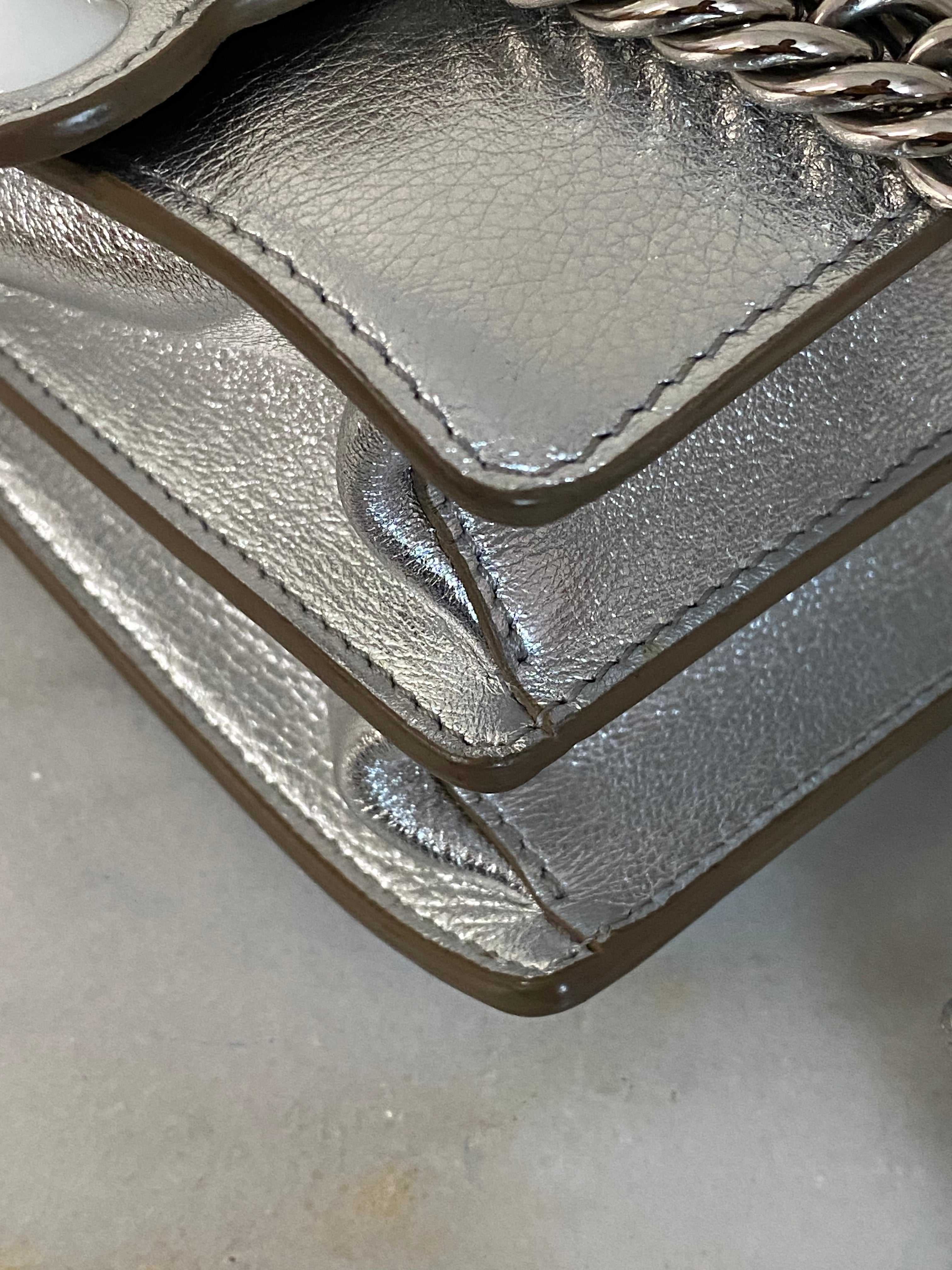 Fendi Silver Kan I Studded Shoulder Bag-handbag-Fendi-The Closet Egypt