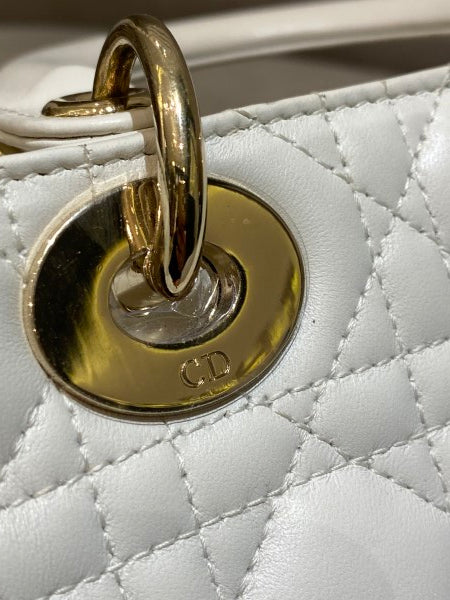 Christian Dior White Lady Dior Small Bag-handbag-Christian Dior-The Closet Egypt