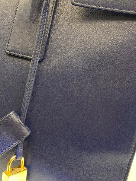 YSL Blue Sac De Jour Large Tote Bag-handbag-YSL-The Closet Egypt