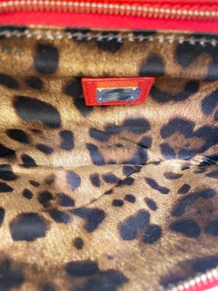 Dolce & Gabbana Red Crossbody Chain WOC-Wallet Chain-Dolce & Gabbana-The Closet Egypt