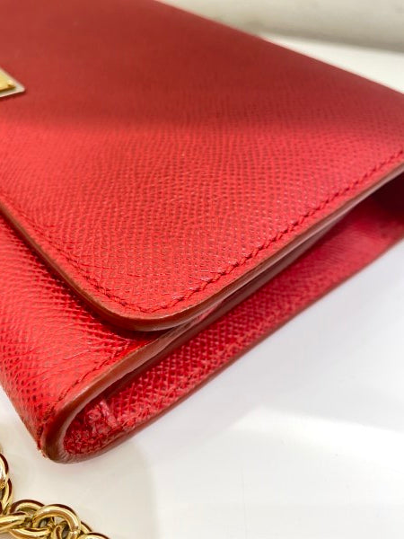 Dolce & Gabbana Red Crossbody Chain WOC-Wallet Chain-Dolce & Gabbana-The Closet Egypt