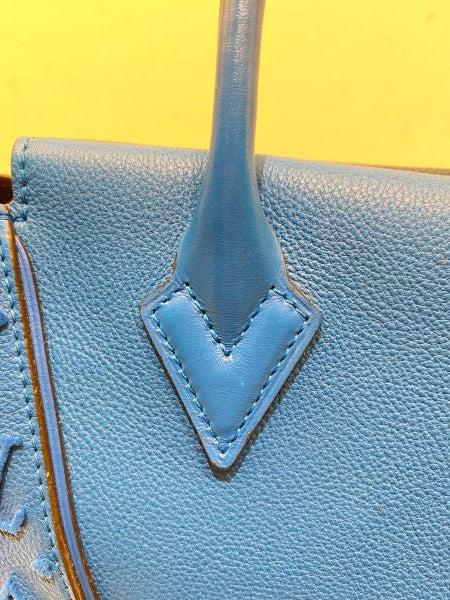 Louis Vuitton Blue W BB Tote Bag-handbag-Louis Vuitton-The Closet Egypt