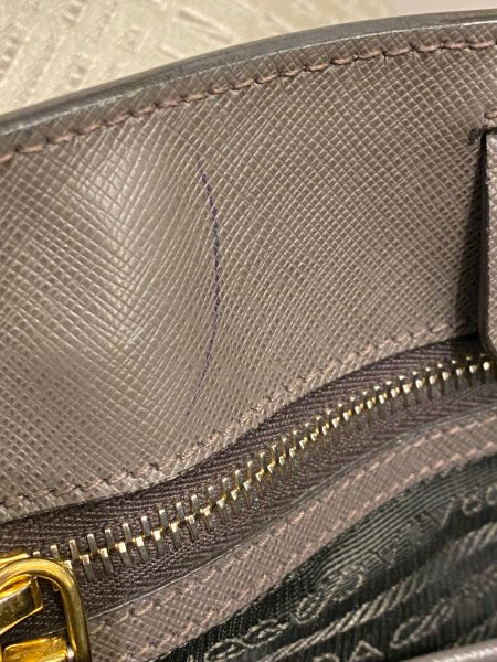 Prada Grey Brown Lux Gardeners Large Tote Bag-handbag-Prada-The Closet Egypt