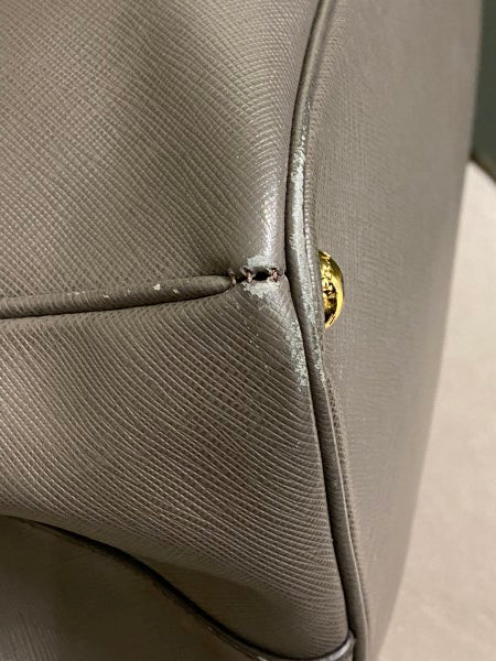 Prada Grey Brown Lux Gardeners Large Tote Bag-handbag-Prada-The Closet Egypt