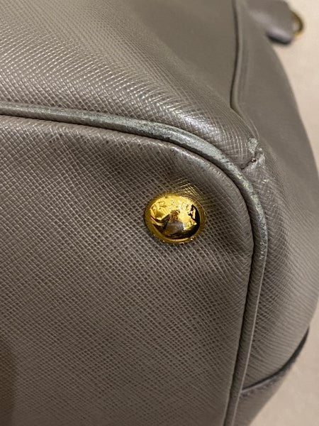 Prada Grey Brown Lux Gardeners Large Tote Bag-handbag-Prada-The Closet Egypt