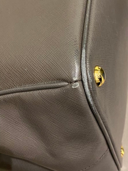 Prada Grey Brown Lux Gardeners Large Tote Bag-handbag-Prada-The Closet Egypt