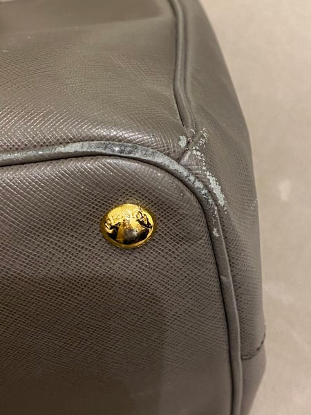 Prada Grey Brown Lux Gardeners Large Tote Bag-handbag-Prada-The Closet Egypt