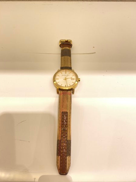 Burberry Brown House Check Watch-Watch-Burberry-The Closet Egypt