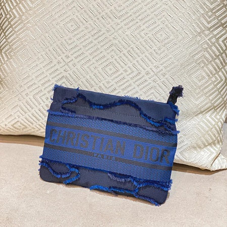 Christian Dior Blue Pouch-Pouch-Christian Dior-The Closet Egypt