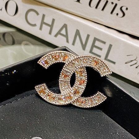 Chanel Silver Crystal Brooch-Brooch-Chanel-The Closet Egypt