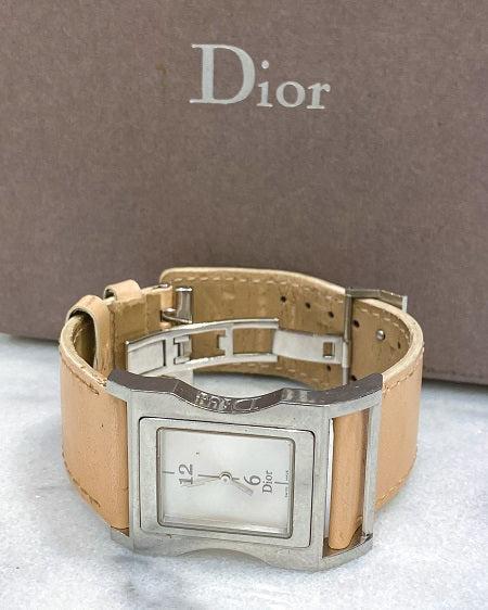 Christian Dior Pink Stainless Steel Chris 47 Quartz Watch-Watch-Christian Dior-The Closet Egypt