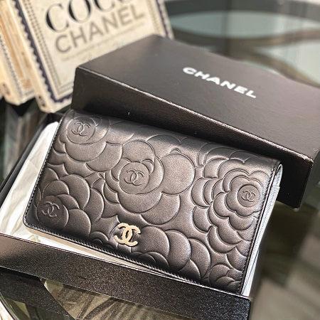 Chanel Black Camellia Wallet-wallet-Chanel-The Closet Egypt