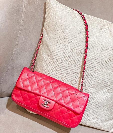 Chanel Fuchsia Classic Flap Bag-handbag-Chanel-The Closet Egypt