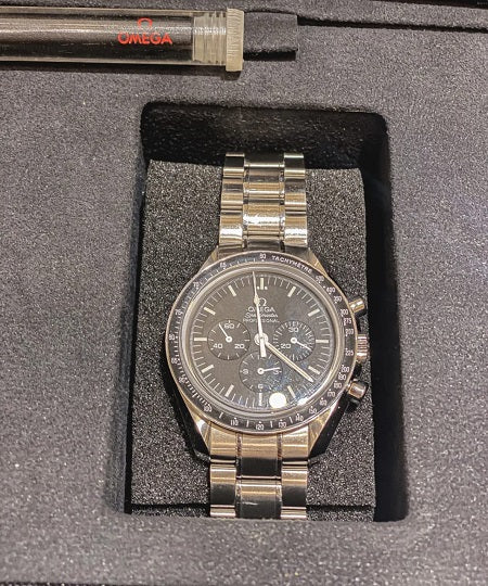 Omega Stainless Steel Speedmaster Professional 42mm Watch-Watch-Omega-The Closet Egypt
