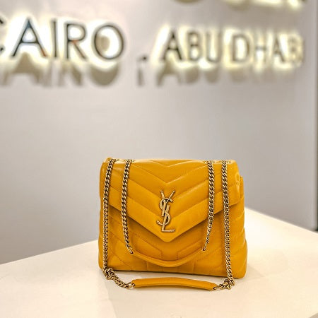 YSL Yellow Loulou Small Bag-handbag-YSL-The Closet Egypt