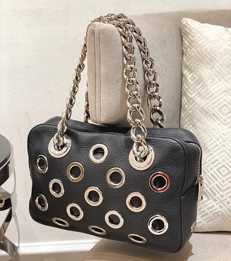 Prada Black Art Holes Bag-handbag-Prada-The Closet Egypt