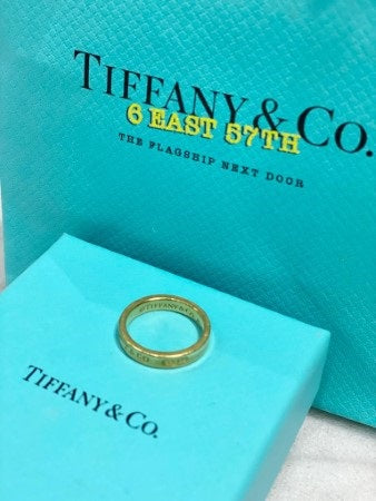 Tiffany & Co 18K Yellow Gold Band Ring-Rings-Tiffany & Co-The Closet Egypt