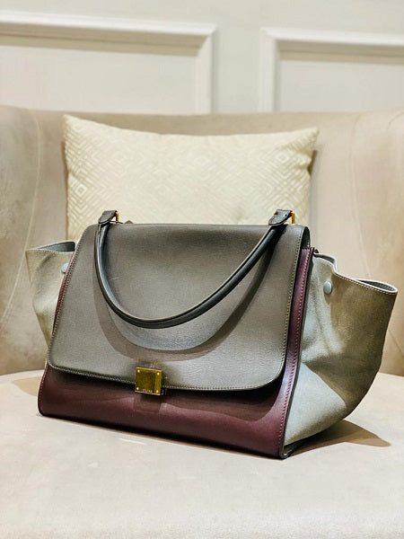 Celine Bicolor Trapeze Large Bag-handbag-Celine-The Closet Egypt