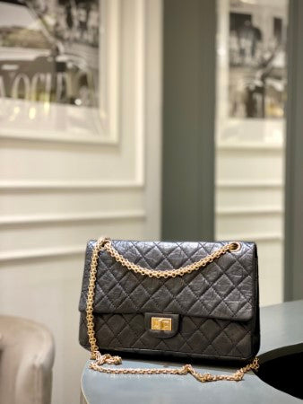 Chanel Black Reissue Double Flap Bag-handbag-Chanel-The Closet Egypt