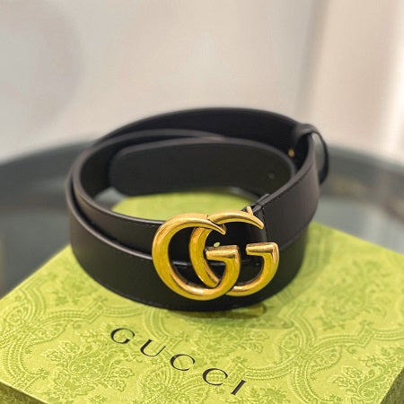 Gucci Black GG Belt 34-Belt-Gucci-The Closet Egypt