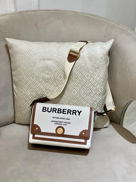 Burberry Bicolor Horseferry Print Note Crossbody Bag-handbag-Burberry-The Closet Egypt
