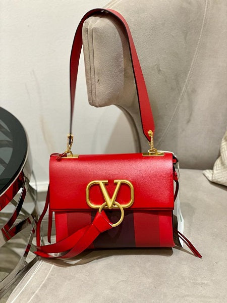 Valentino Red V Ring Shoulder Bag