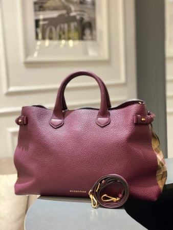 Burberry Burgundy Banner Bag-handbag-Burberry-The Closet Egypt