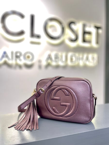 Gucci Purple GG Soho Crossbody Bag-handbag-Gucci-The Closet Egypt