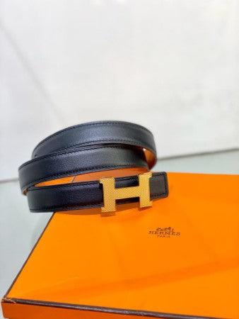 Hermes Bicolor H Buckle Reversible Belt-Belt-Hermes-The Closet Egypt