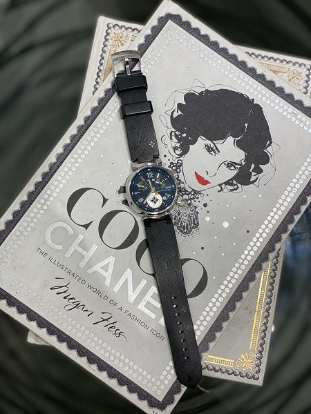 Louis Vuitton Tambour Lovely Dark Watch-Watch-Louis Vuitton-The Closet Egypt