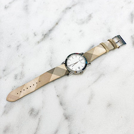 Burberry Grey House Check Watch-Watch-Burberry-The Closet Egypt