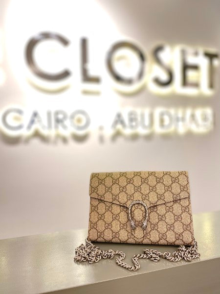 Gucci Ebony Dionysus Bag Wallet On Chain-handbag-Gucci-The Closet Egypt