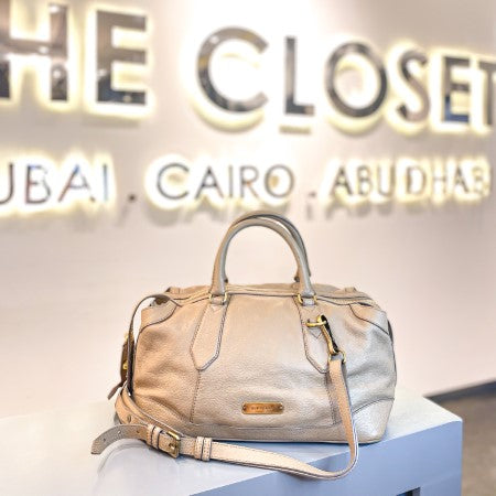 Burberry Beige Bowler Tote Bag-handbag-Burberry-The Closet Egypt