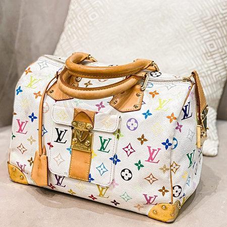 Louis Vuitton White Multicolor Bag-handbag-Louis Vuitton-The Closet Egypt