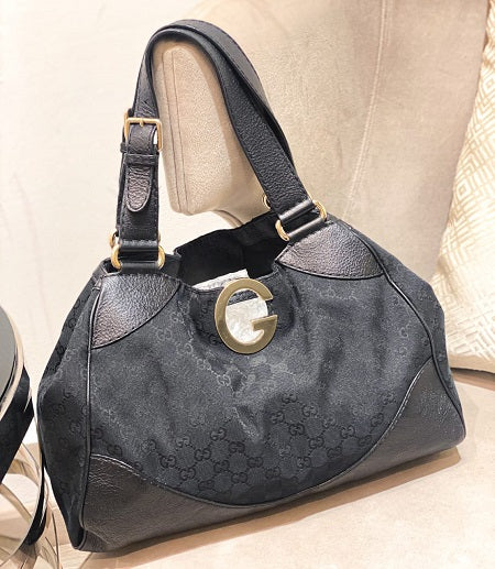Gucci Black GG Buckle Bag-handbag-Gucci-The Closet Egypt