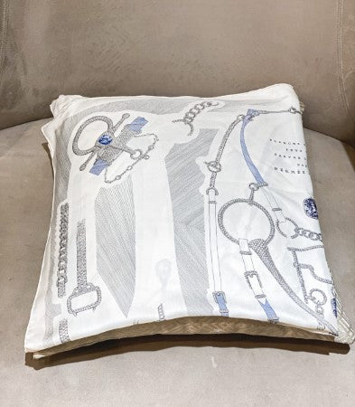 Hermes Bicolor Etude Pour Une Parure De Gala Scarf-Scarf-Hermes-The Closet Egypt