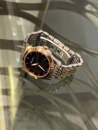 Gucci watch ladies rose gold best sale