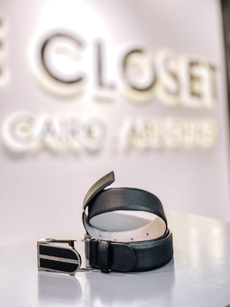 Bvlgari Black Belt 44-Belt-Bvlgari-The Closet Egypt