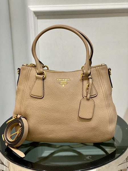 Prada Beige Vitello Daino Bag-handbag-Prada-The Closet Egypt