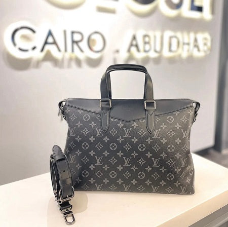 Louis Vuitton Monogram Eclipse Briefcase Bag – The Closet Egypt