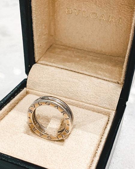 Bvlgari 18K Yellow Gold 3 Band Ring 61-Rings-Bvlgari-The Closet Egypt