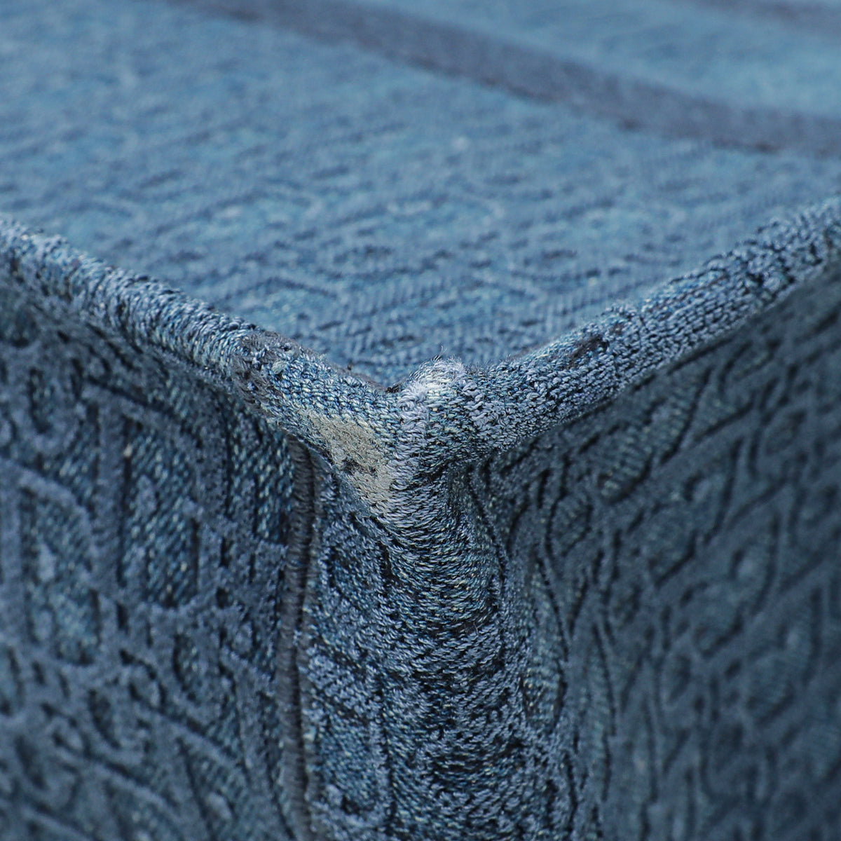 Christian Dior Blue Oblique Denim Book Tote Large Bag-handbag-Christian Dior-The Closet Egypt